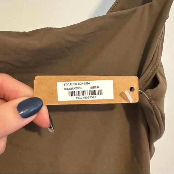 NWT | SKIMS | Fits Everybody Square Neck Bodysuit in Oxide - Picture 11 of 15